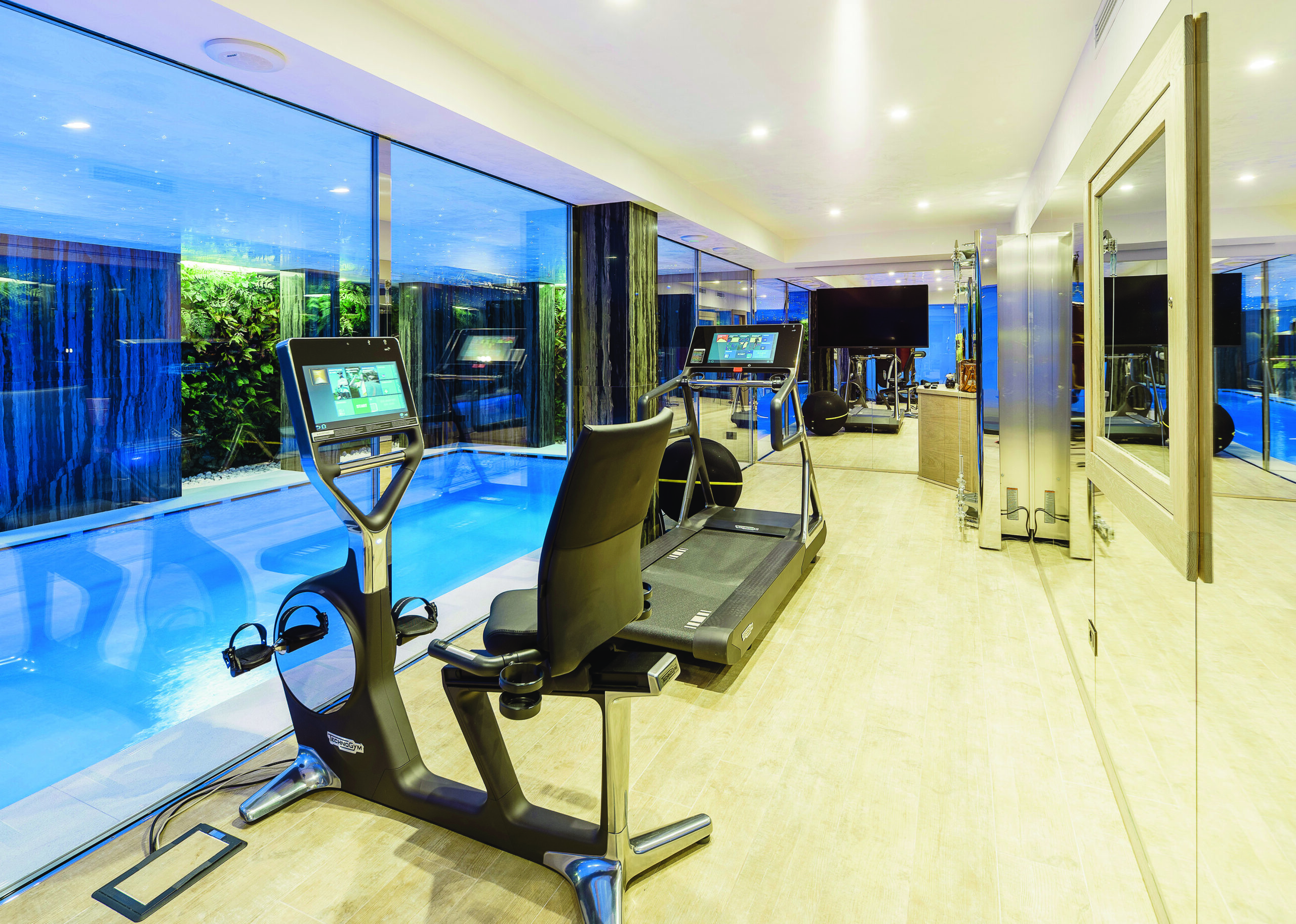 16 – Fitness area Chalet Dolce Vita fitness area