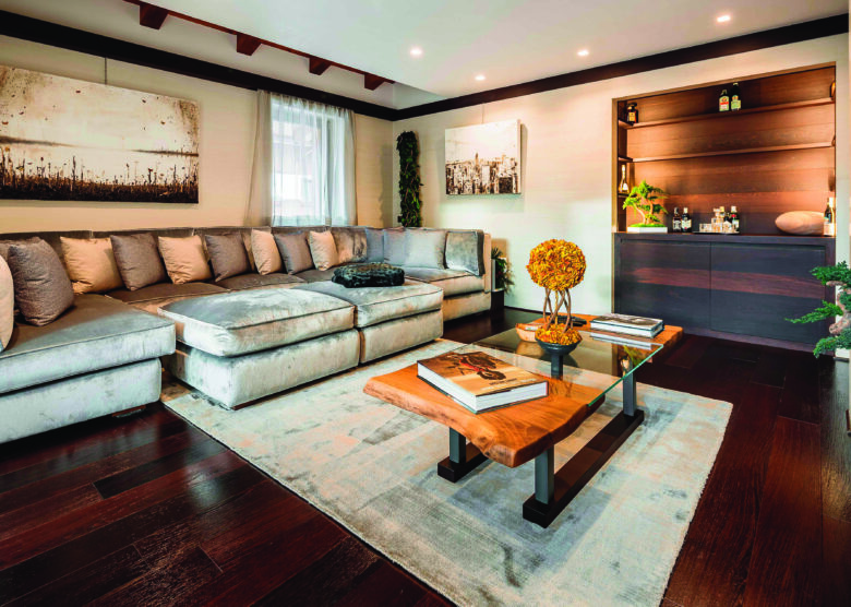Chalet la Perle tv lounge