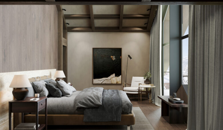 Chalet Montclair in Méribel Visual Master Bedroom