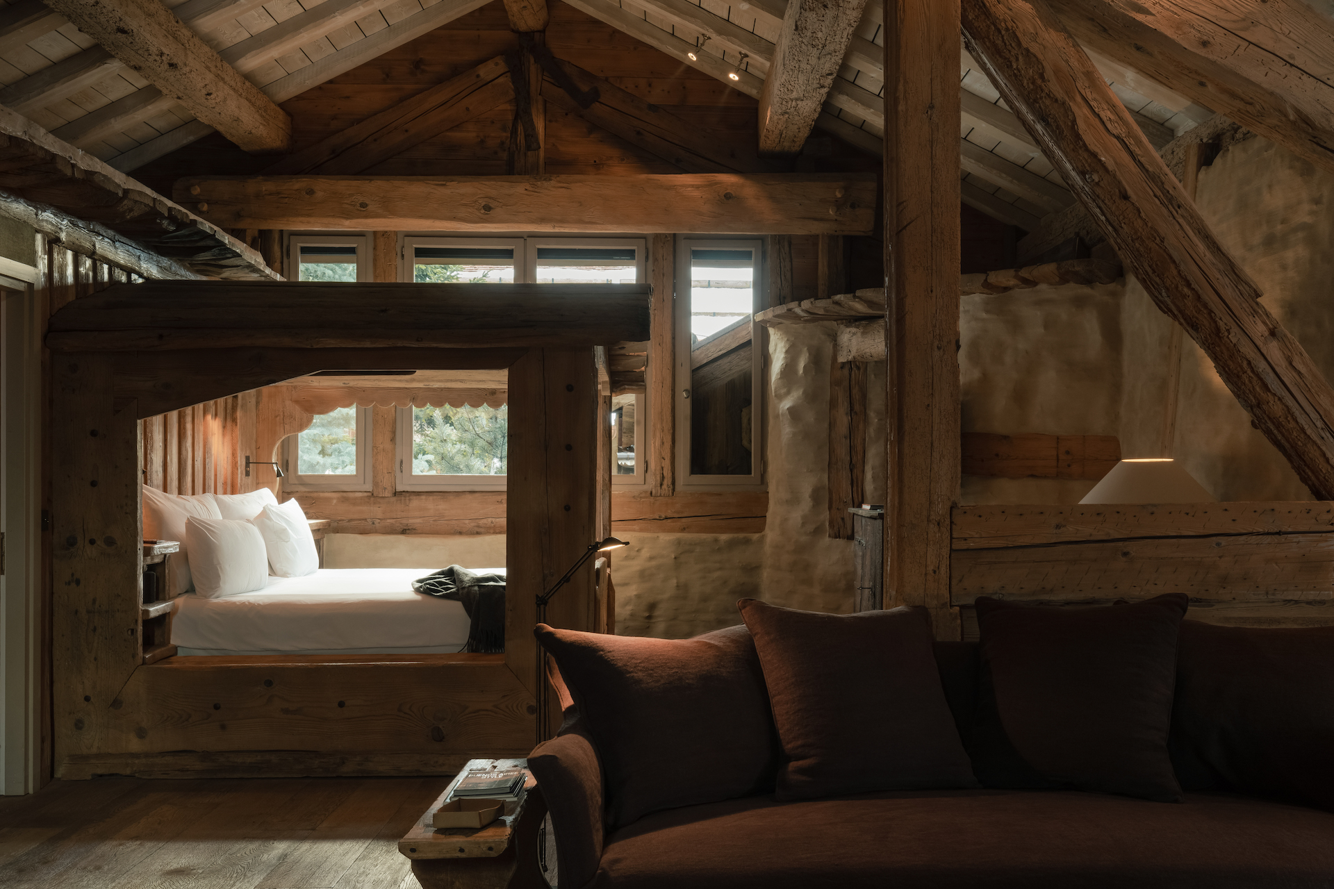 Bedroom at Zannier le Chalet in Megève