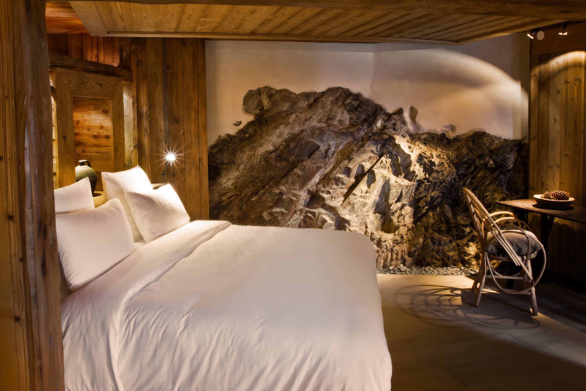 Bedroom at Zannier le Chalet in Megève