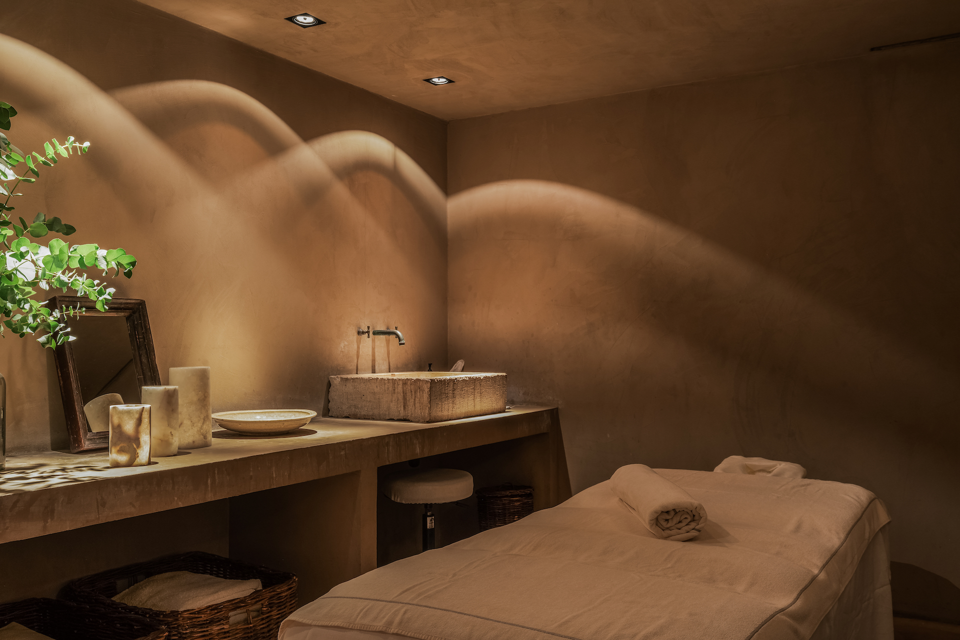 Treatment room at Zanier le Chalet in Megève